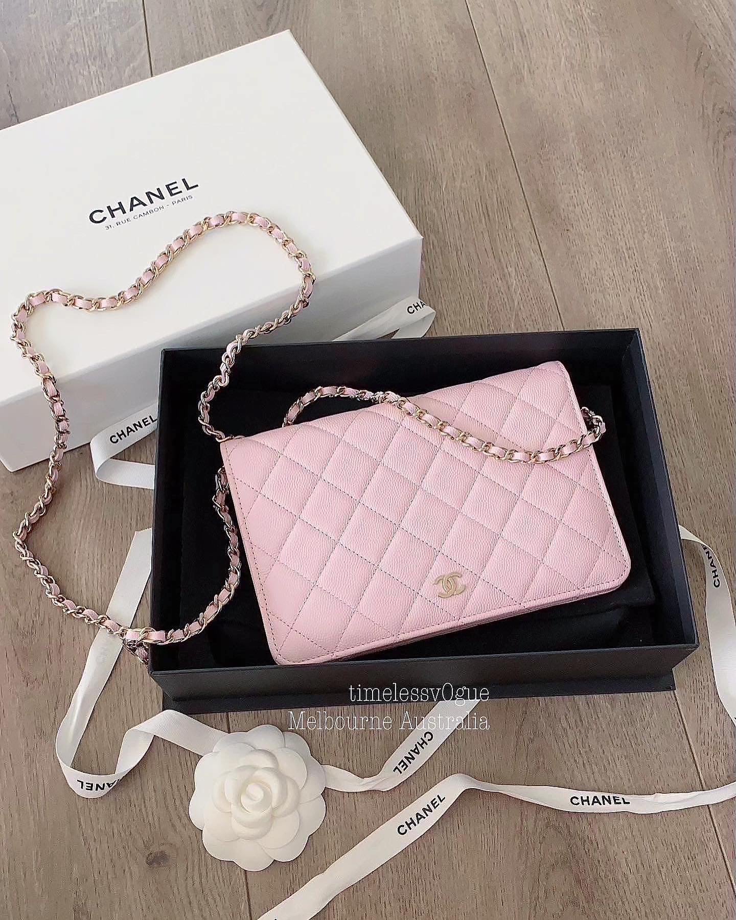 chanel wallet and chain