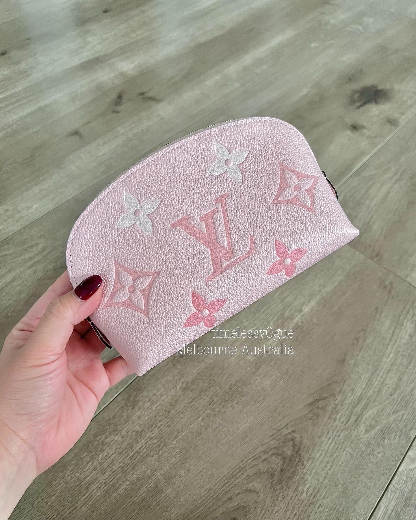 LV Clear Tote with cosmetic pouch